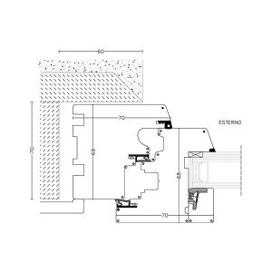 Profilo Finestra Legno Woody // Profile of the wooden windows Woody